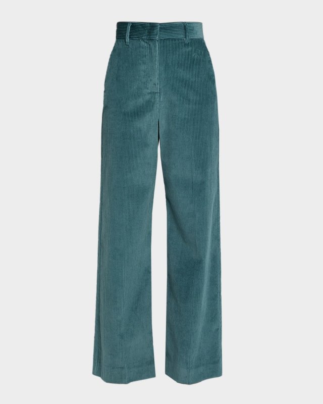 Tania Wide-Leg Corduroy Trousers